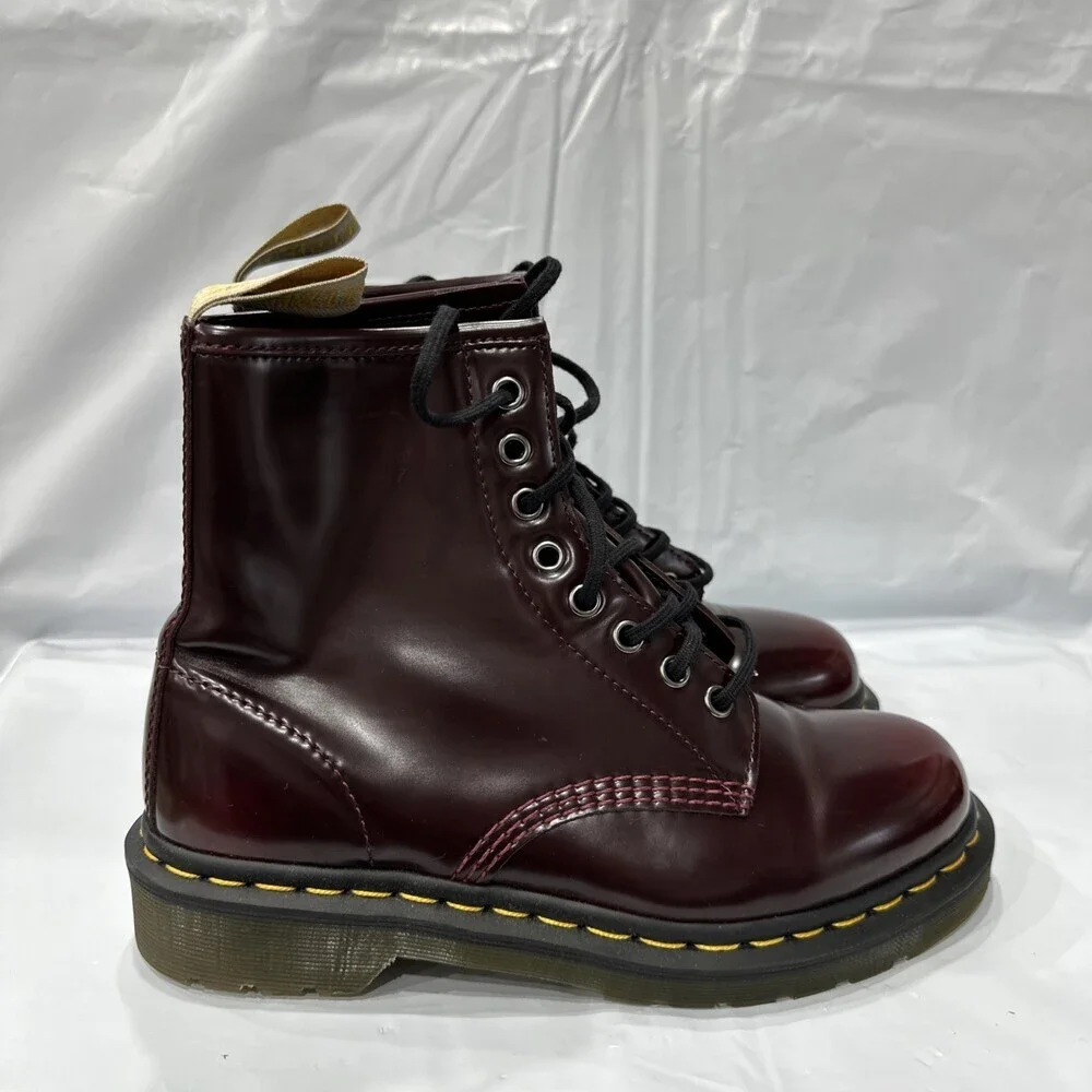 Dr. Martens Jadon 31125201 Boots Unisex M7/W8 Brown Leather Platform EBS1116